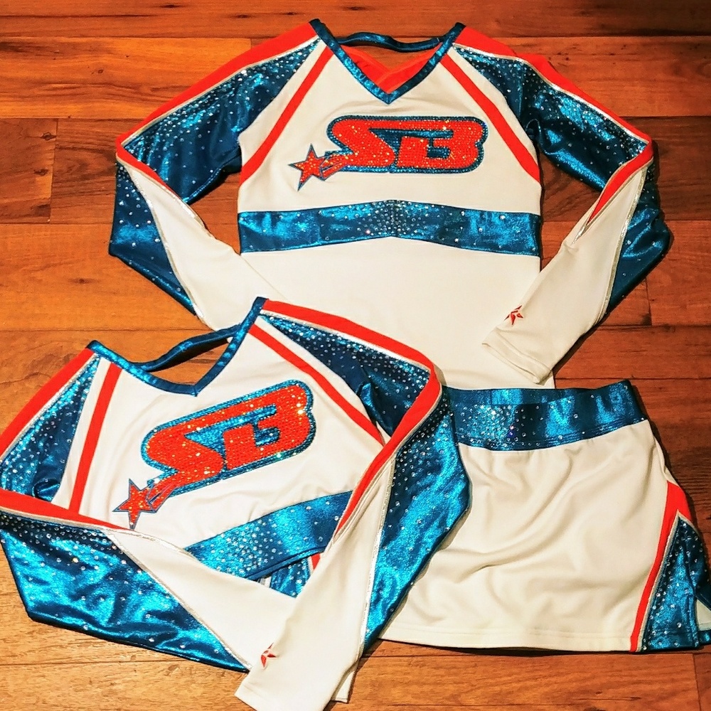 New Sample 3pc Cheerleader Outfit